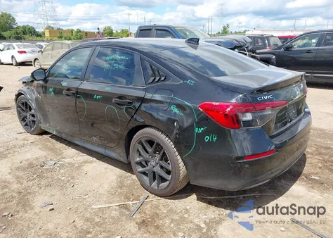 2022 Honda Civic Sport z USA, uszkodzony, nr VIN 2HGFE2F56NH542993